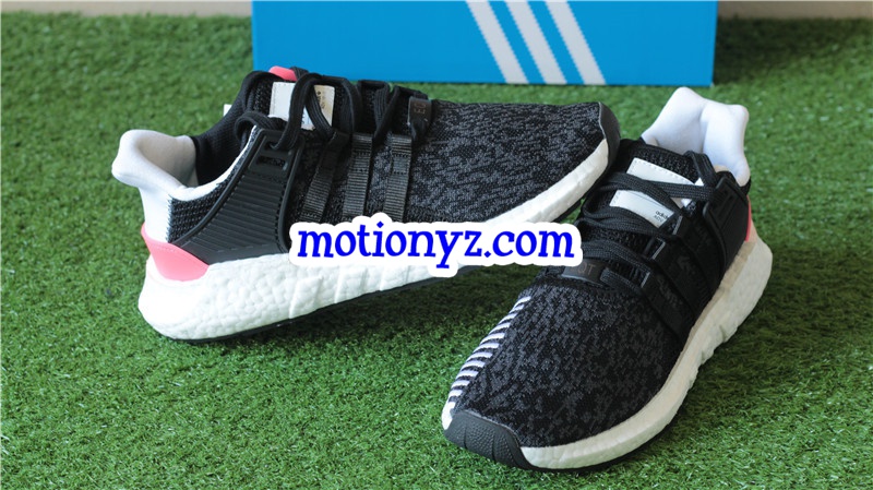 Real Boost Adidas EQT Support 93/17 Boost Black